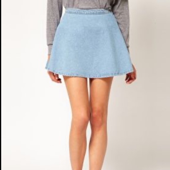 American apparel denim circle skirt - Picture 1 of 6